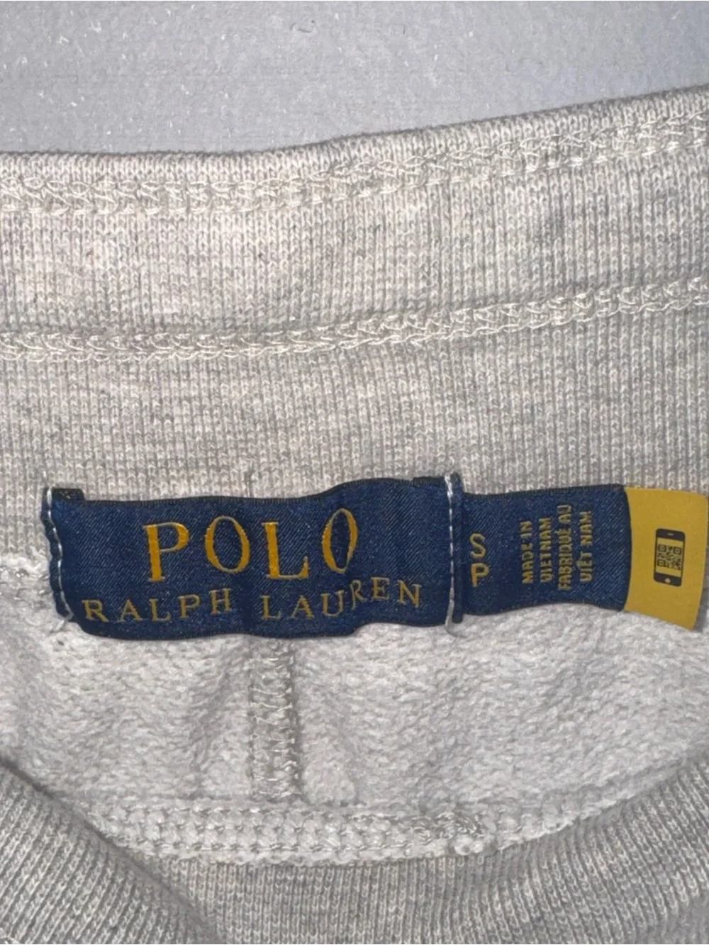 Polo by Ralph Lauren Men’s Small Light Gray Cozy Drawstring Sweatpants